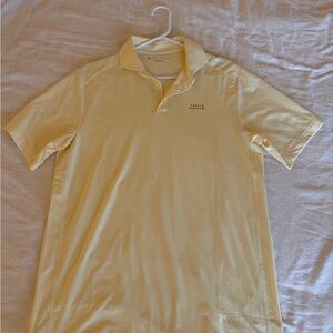Travis Mathew Light Yellow Polo Shirt